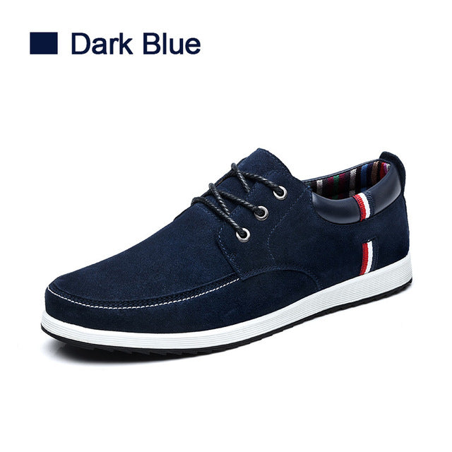 men's leather casual shoes moccasins men loafers luxury brand spring new fashion sneakers male boat shoes suede krasovki