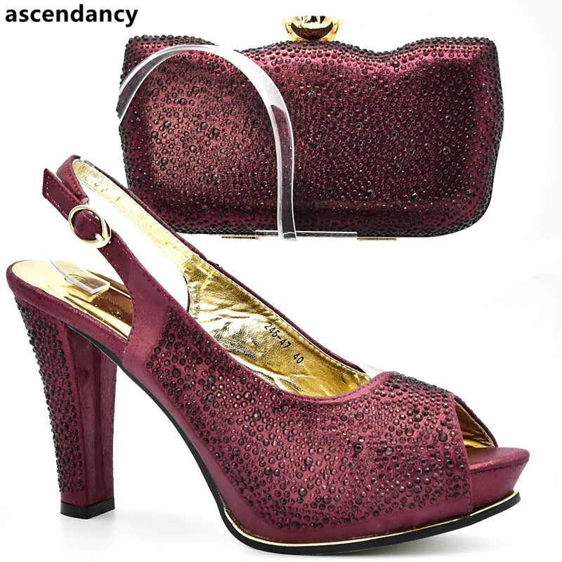 italian shoes with matching bags high quality shoes and bag set