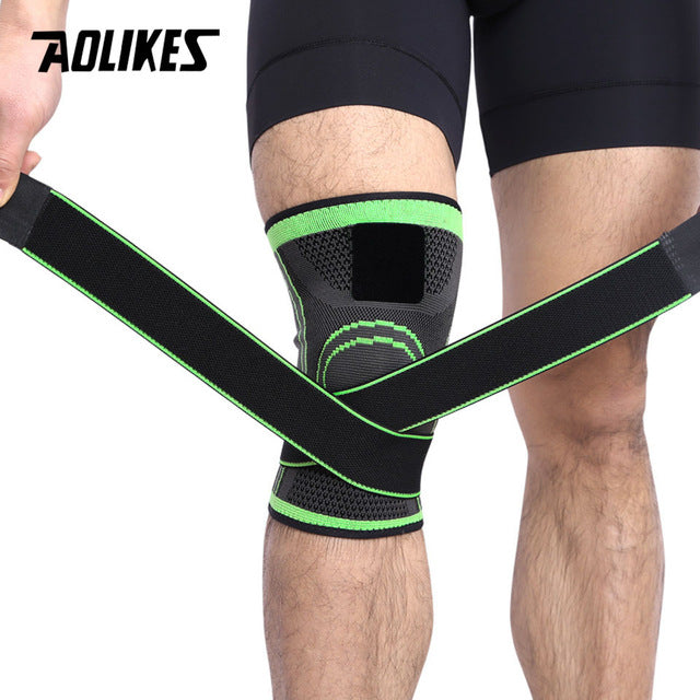 1pcs knee support professional protective sports knee pad breathable bandage knee brace basketball tennis cycling