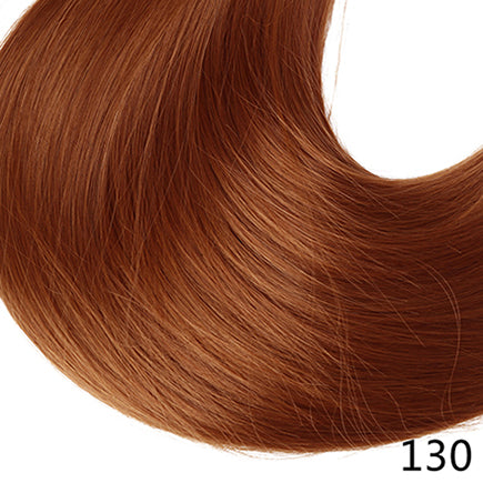 24" 60cm long straight 3/4 full head one piece clip in hair extensions for women high temperature synthetic hairpieces