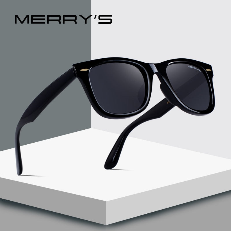 merry's design men/women classic retro rivet polarized sunglasses 100% uv protection