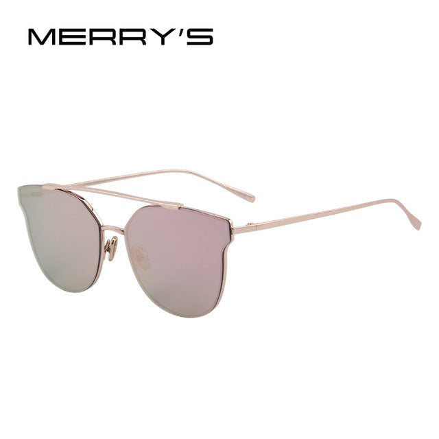merry's women cat eye sunglasses classic brand designer sunglasses c02 pink