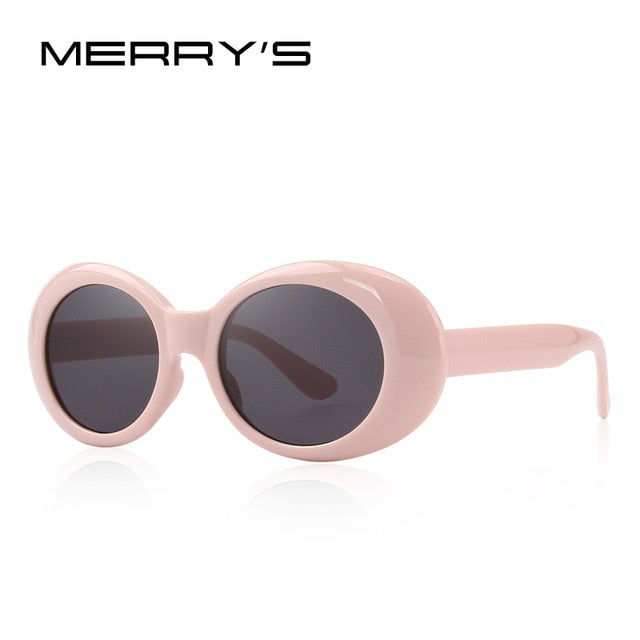 merry's fashion oval women sunglasses brand designer sunglasses c02 pink