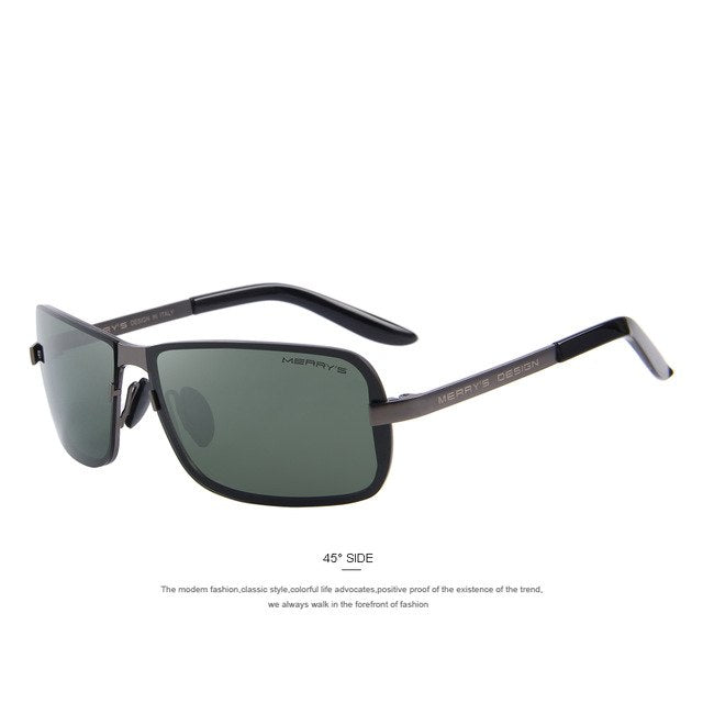 merry's design men classic cr-39 sunglasses hd polarized sun glasses luxury shades uv400 c04 green