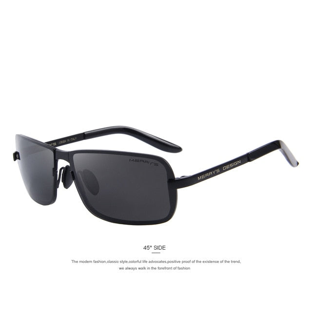 merry's design men classic cr-39 sunglasses hd polarized sun glasses luxury shades uv400 c01 black