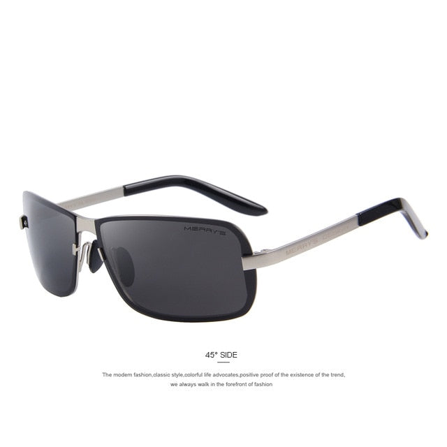 merry's design men classic cr-39 sunglasses hd polarized sun glasses luxury shades uv400 c03 silver