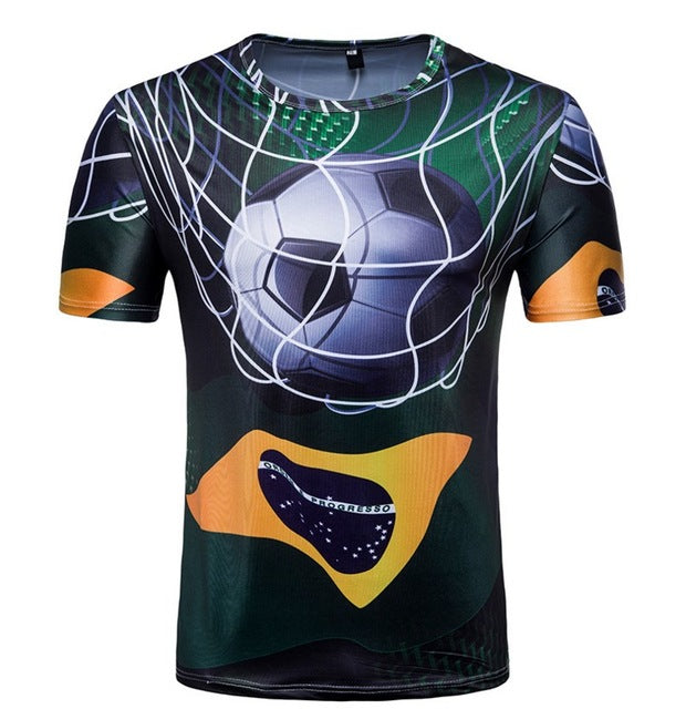 2018 soccer jersey brazil france england argentina fan shirt football tee fan sportwear