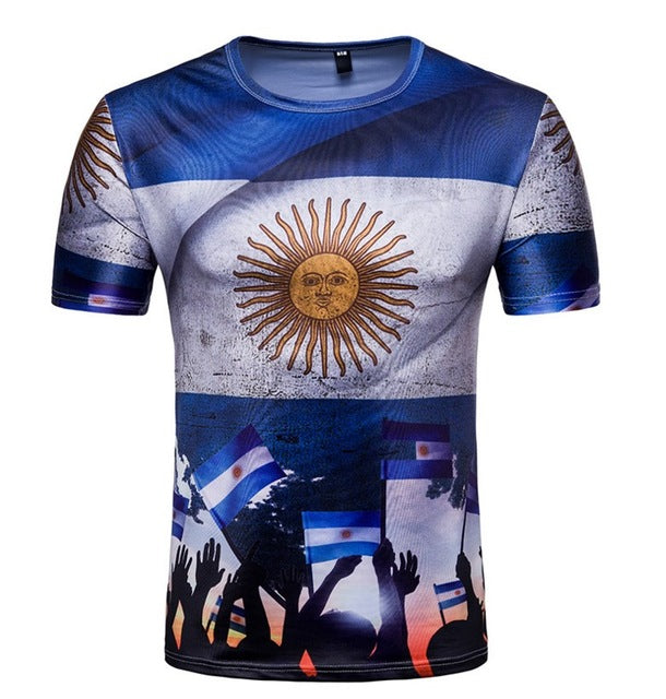 2018 soccer jersey brazil france england argentina fan shirt football tee fan sportwear