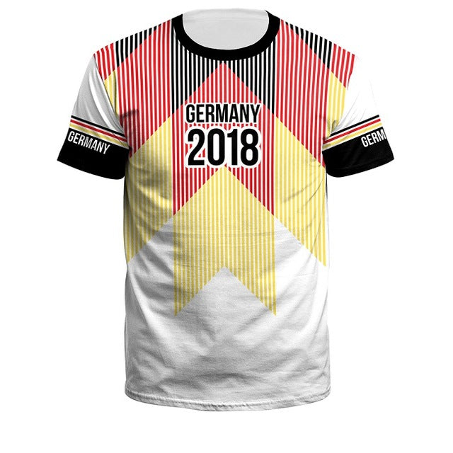 nadanbao summer men/women germany sport jersey 3d printing camisa de futebol o-neck short sleeve soccer jerseys plus size