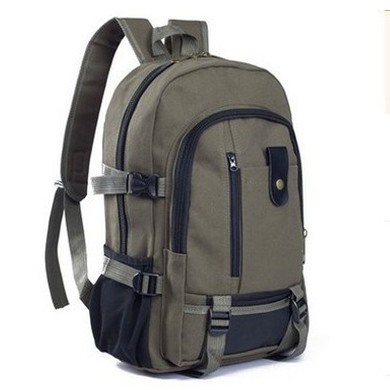 outdoor sports fitness gym bags canvas large capacity men's shoulder backpack  travel backpacks college bag