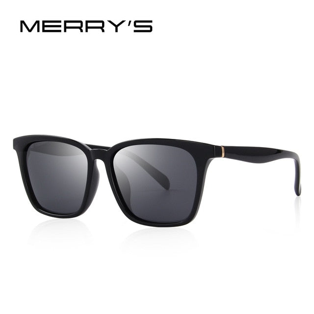 merry's design men/women classic polarized sunglasses fashion sunglasses 100% uv protection c01 black