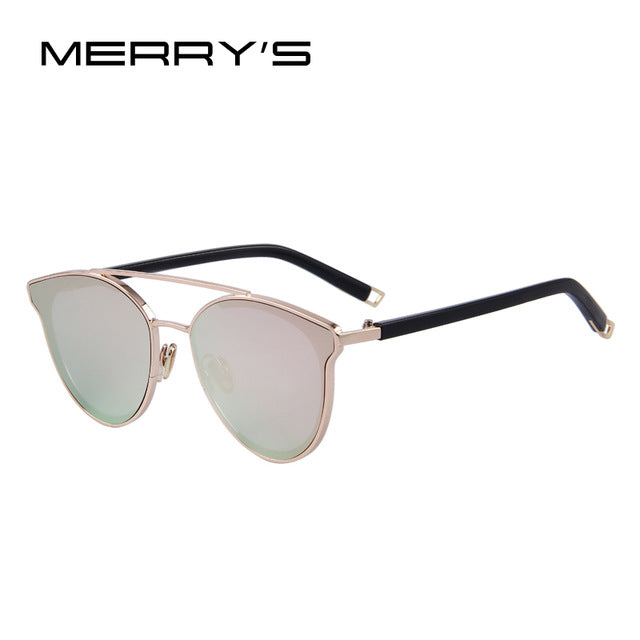 merry's women fashion cat eye sunglasses classic brand designer sunglasses c02 pink