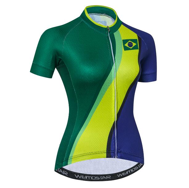 weimostar brazil women cycling jersey mtb radfahren summer short sleeve cycling clothing sport bike jersery ropa ciclismo shirts