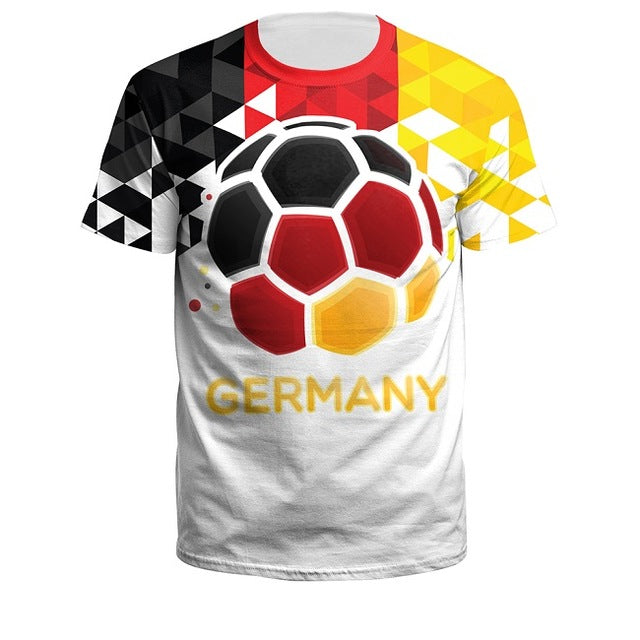 nadanbao summer men/women germany futebol jersey 3d printing o-neck short sleeve sport soccer jerseys fitness shirt plus size