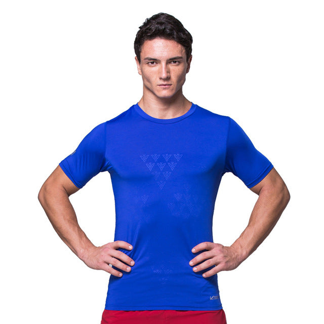 vicleo men soccer training tights shirt breathable polyester elastic t-shirt comfort soccer jerseys sports shirt