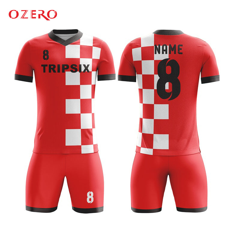 custom mens mesh plain red white color national team usa soccer jersey