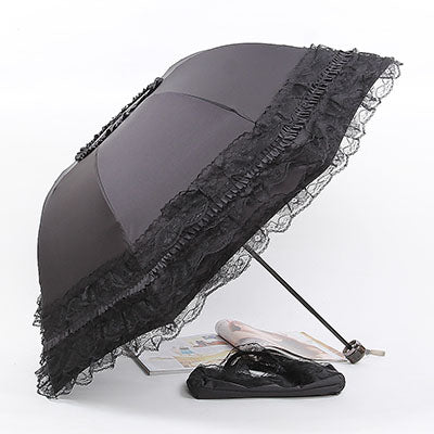 simanfei new arrival lace rain sun umbrella women fashion arched princess umbrellas female parasol creative gift parasol 4