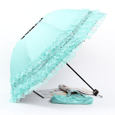 simanfei new arrival lace rain sun umbrella women fashion arched princess umbrellas female parasol creative gift parasol 8