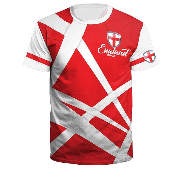 summer men/women croatia football jerseys sport tee tops 3d printing futebol soccer jersey fitness shirt