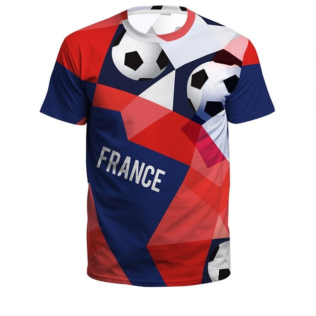 summer men/women croatia football jerseys sport tee tops 3d printing futebol soccer jersey fitness shirt