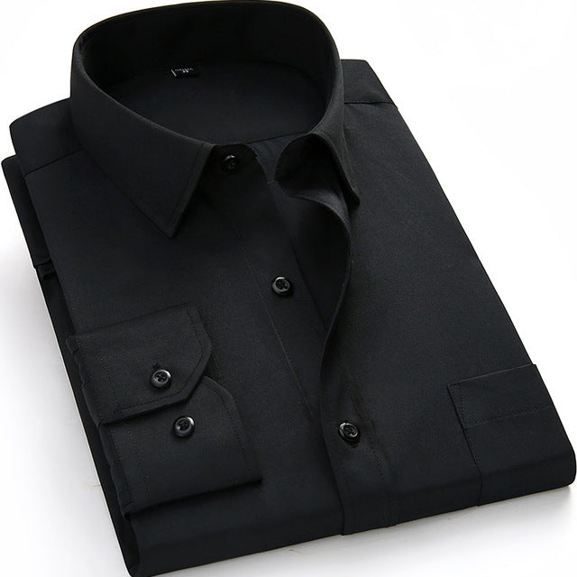 classical design cotton men dress shirts business formal