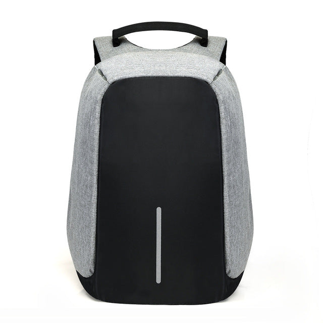 15 inch laptop backpack usb charging anti theft backpack men travel backpack waterproof school bag male mochila gray