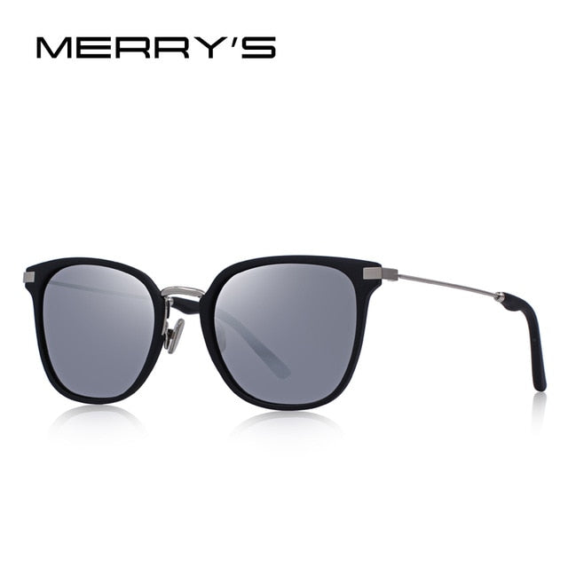 merry's design men/women polarized sunglasses ultra-light series uv400 protection c04 silver