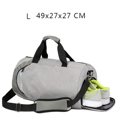 gym bags sport men basketball bag dry wet bags sporttas women fitness tas for men sports yoga nylon handbags shoulder gray large