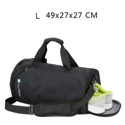 gym bags sport men basketball bag dry wet bags sporttas women fitness tas for men sports yoga nylon handbags shoulder black  large