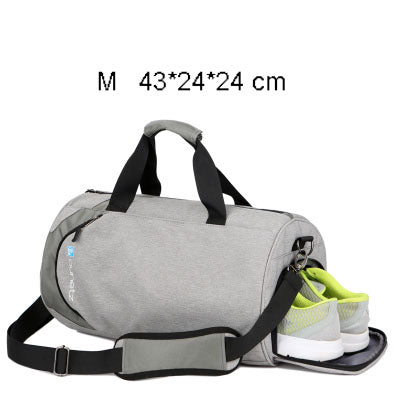 gym bags sport men basketball bag dry wet bags sporttas women fitness tas for men sports yoga nylon handbags shoulder grey medium