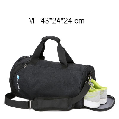 gym bags sport men basketball bag dry wet bags sporttas women fitness tas for men sports yoga nylon handbags shoulder black  medium