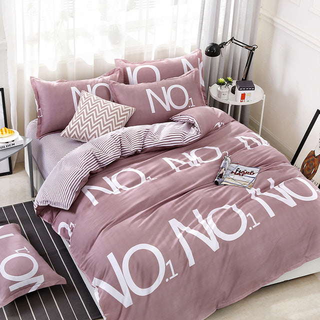 duvet cover sheet pillow case lovely kitty bedding set