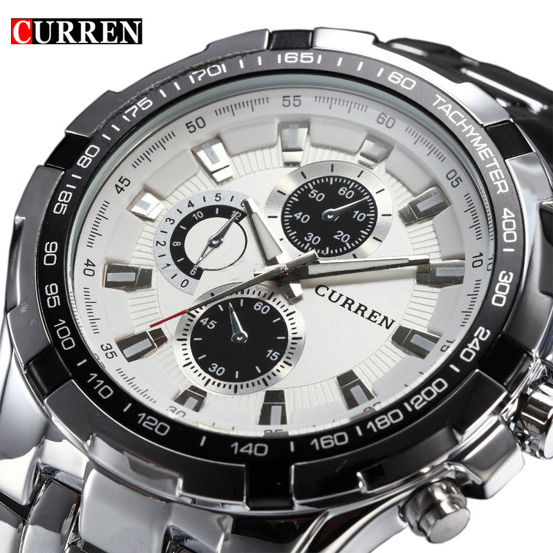 business casual quartz watches for men
