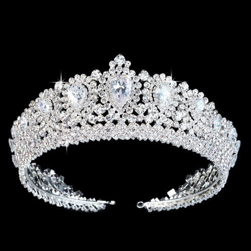 luxury handmade wedding diadem tiaras crown sliver