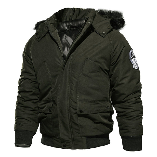 men winter military style jacket