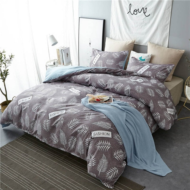 embroidered unicorn bedding sets