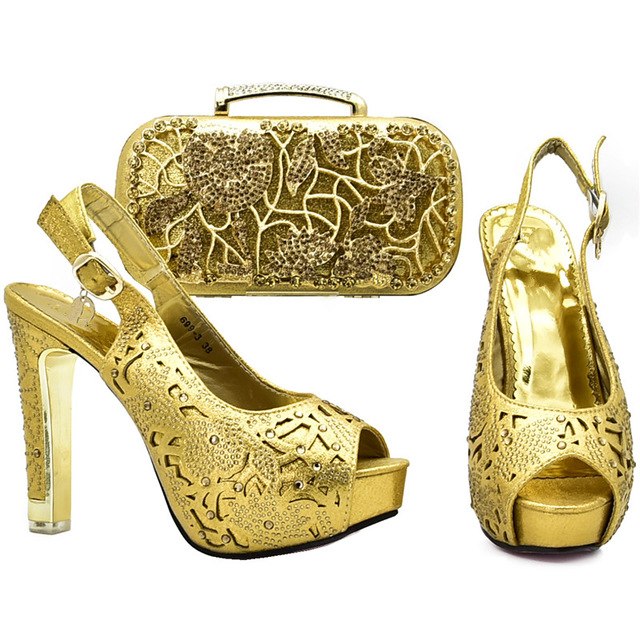 fashion shoes and bag sets for women
