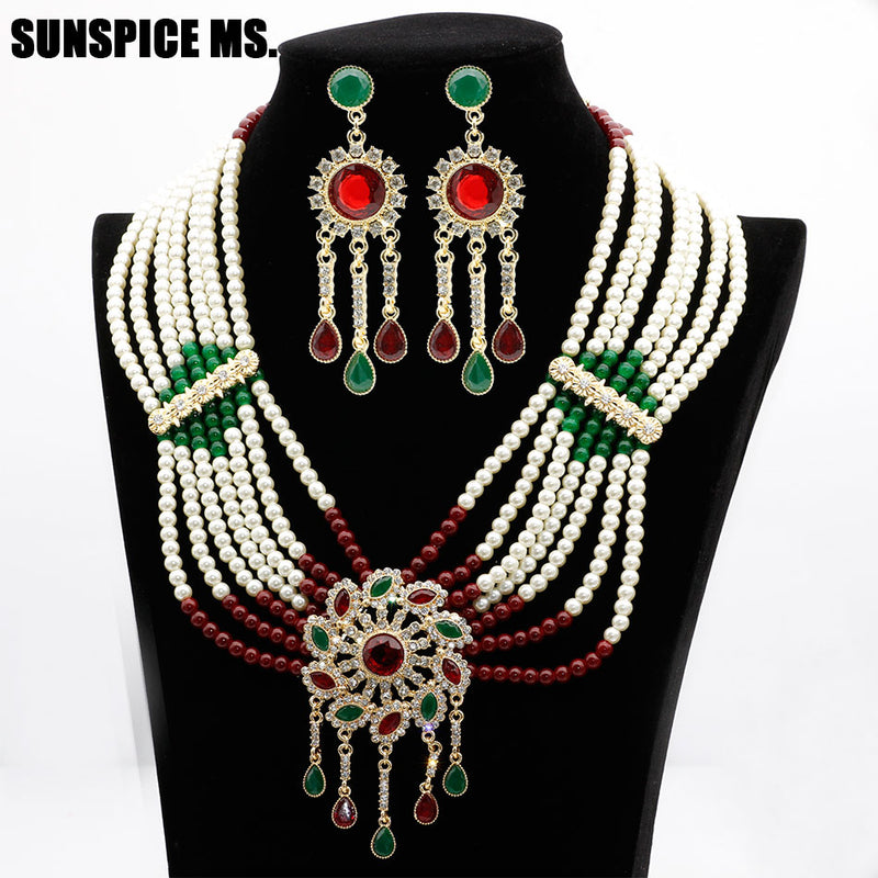 new nigeria bead flower jewelry sets