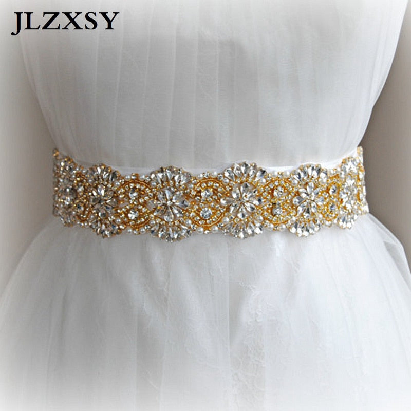 pearls beaded crystal rhinestone wedding belts bridal sash belts