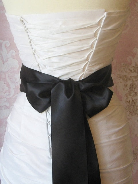 pearls beaded crystal rhinestone wedding belts bridal sash belts black