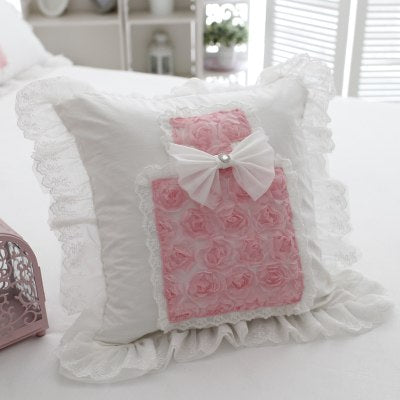 princess lovely perfume & lace style cushion cover 2