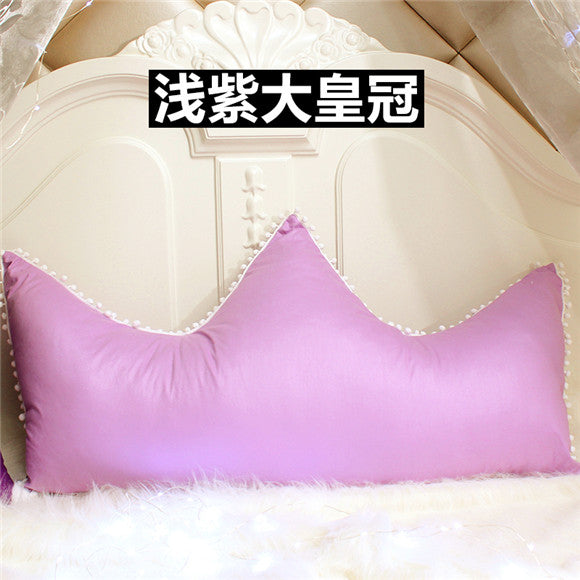 candy purple 100% cotton luxury model room decor pillows