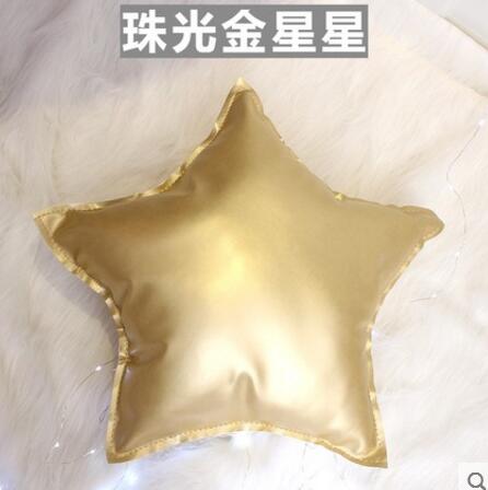 love star pillow cushion core pu imitation leather 50x53cm 2