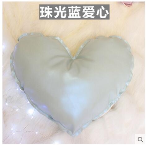 love star pillow cushion core pu imitation leather 38x49cm 4