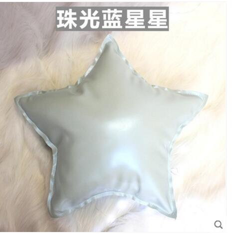 love star pillow cushion core pu imitation leather 50x53cm 4