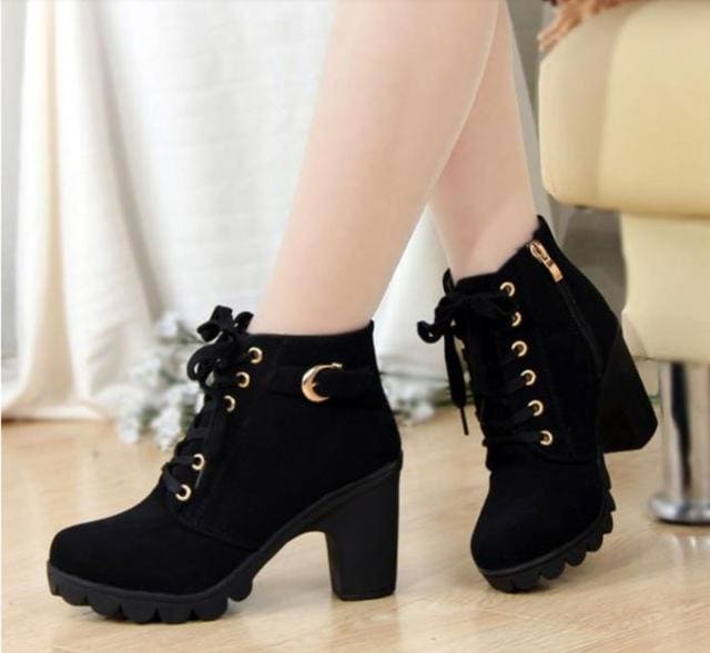 pu leather sequined women high heel boot