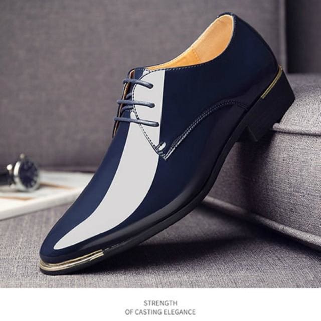 quality patent soft leather man shoes shoes