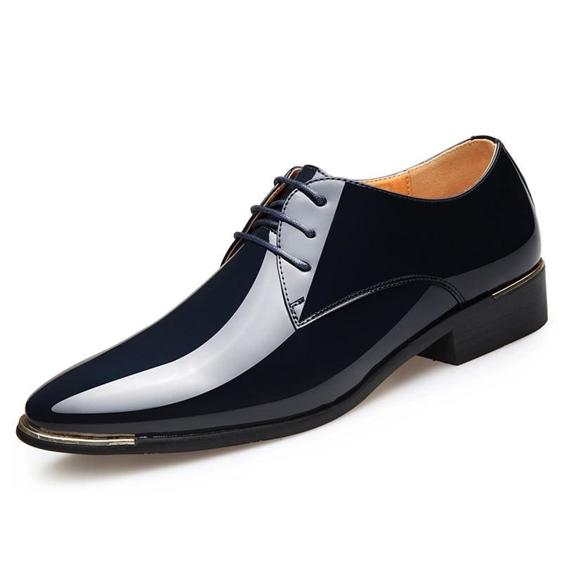 quality patent soft leather man shoes shoes