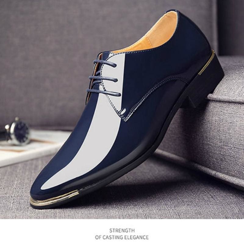 quality patent soft leather man shoes shoes