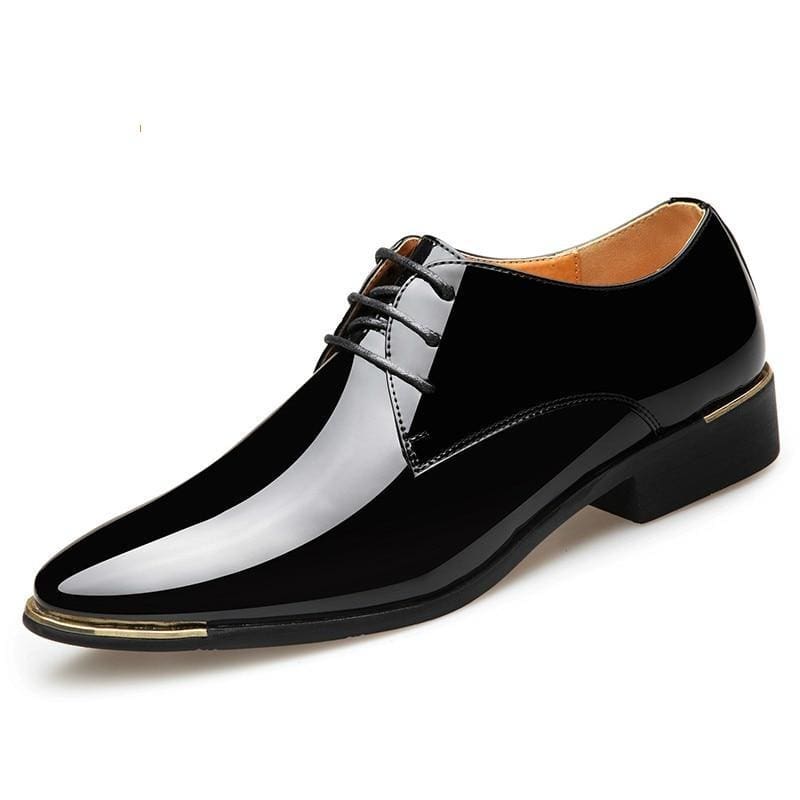 quality patent soft leather man shoes shoes